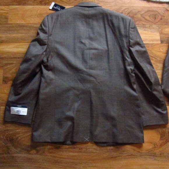 NWT- Mens CHAPS Ralph Lauren Brown Suit Size 42R & Pants 32 X 32- 100% Wool - Picture 9 of 16